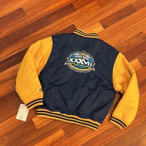 ⭐️ New Vintage Reebok San Diego Super Bowl XXXVII 2003 Jacket Large - Picture 4 of 9